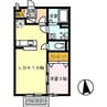 セジュールＫｅｎ 1LDKの間取り