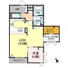 Ｄ-Ｒｅｓｉｄｅｎｃｅ御船町 1LDKの間取り