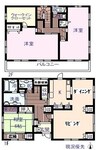 木之庄町貸家 3LDKの間取り