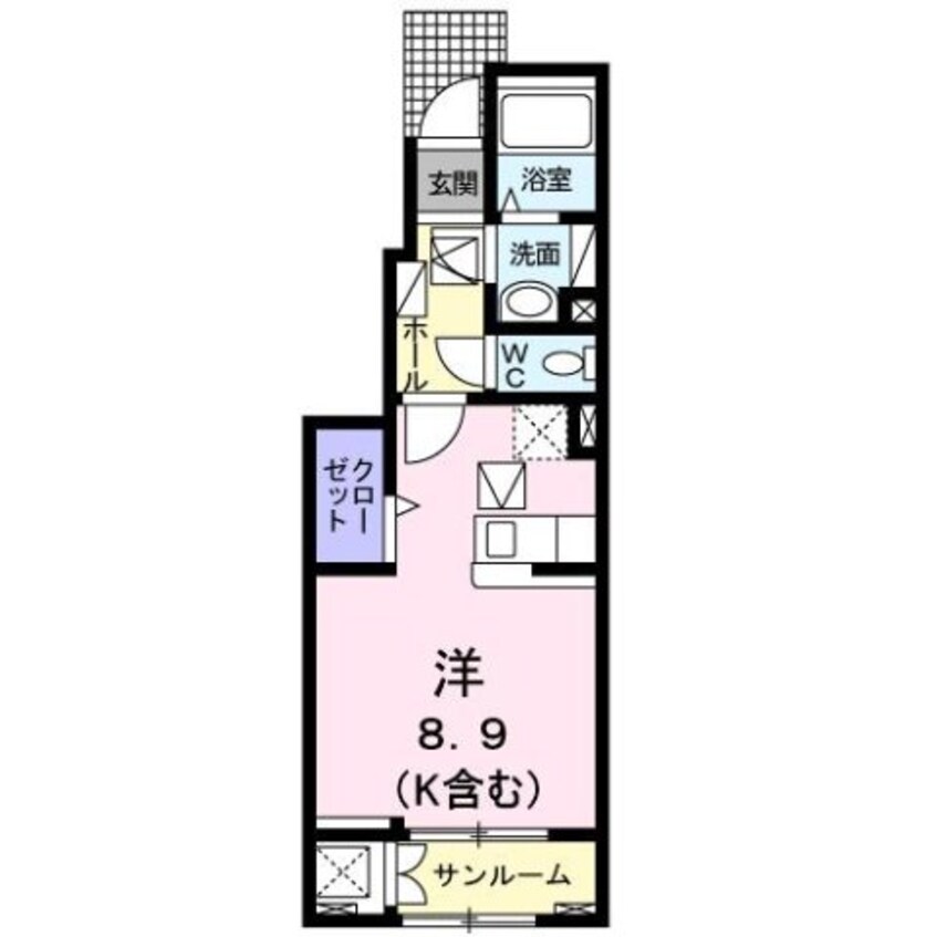 間取図 トゥール　ジボワールＢ