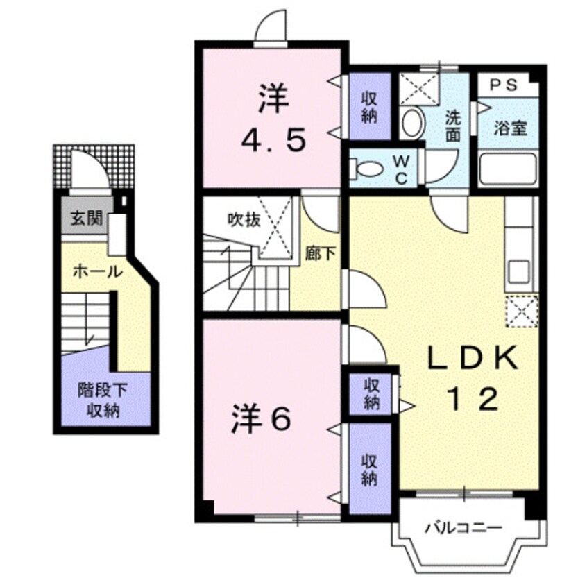 間取図 フリーダムスペース亜未