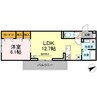 M-Base　Honjo　Kita 1LDKの間取り
