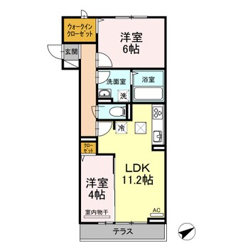 間取図 ジェルメⅡ