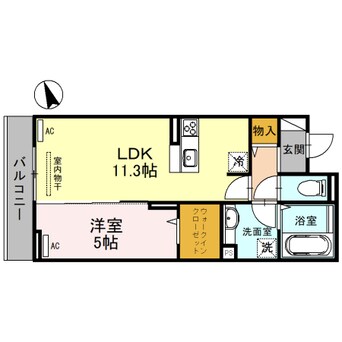 間取図 グランコート幸