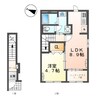 アンジー 1LDKの間取り