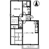 セジュールグラシアス 2LDKの間取り