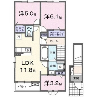 間取図 ロイセレストＡ