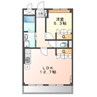 バーミー 1LDKの間取り