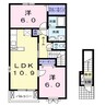 レクサス 2LDKの間取り