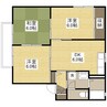 紀伊國屋　壱番館 3DKの間取り