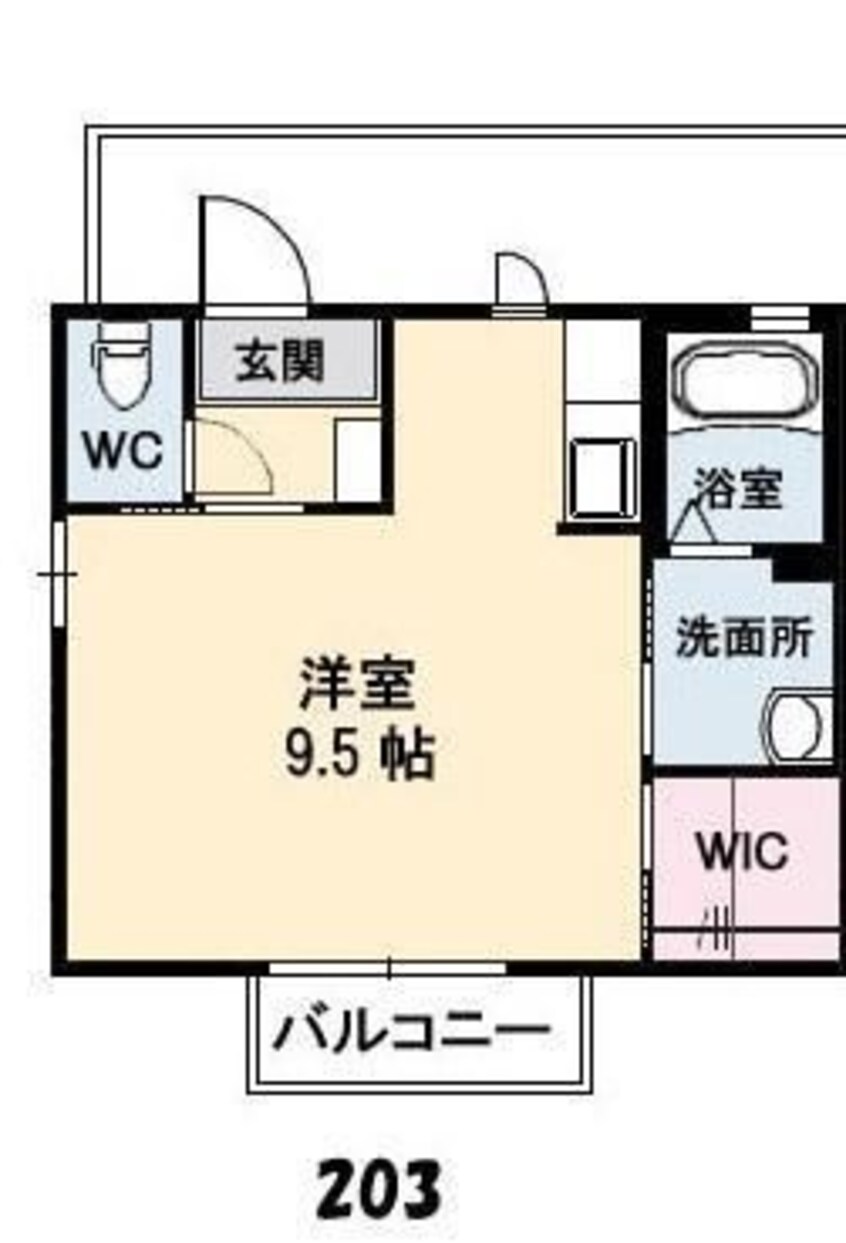 間取図 クレールDO-SUN