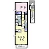 アルモニー 1LDKの間取り