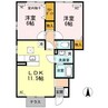 クラスターⅣ 2LDKの間取り