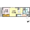 D-residence川口A 1LDKの間取り