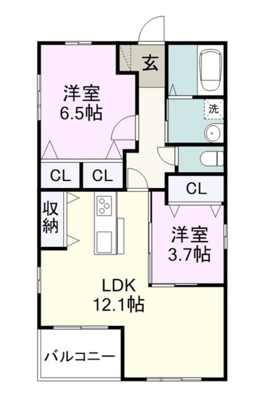 間取図 ウィズハイム幕山