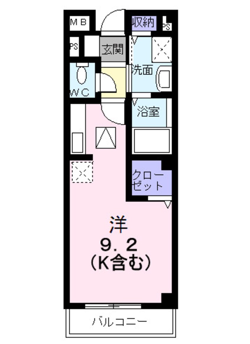 間取図 シャルムメゾンＡ