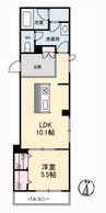 クロノス 1LDKの間取り