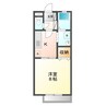 ジェルメ南蔵王Ｃ 1Kの間取り