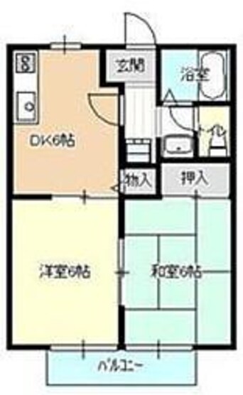 間取図 サンライフ友Ｃ