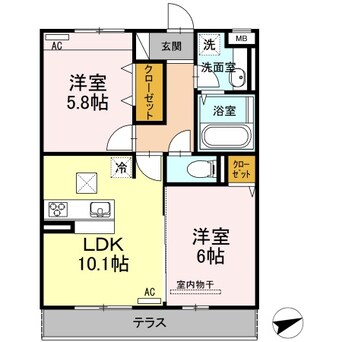間取図 D-ROOM LIFE