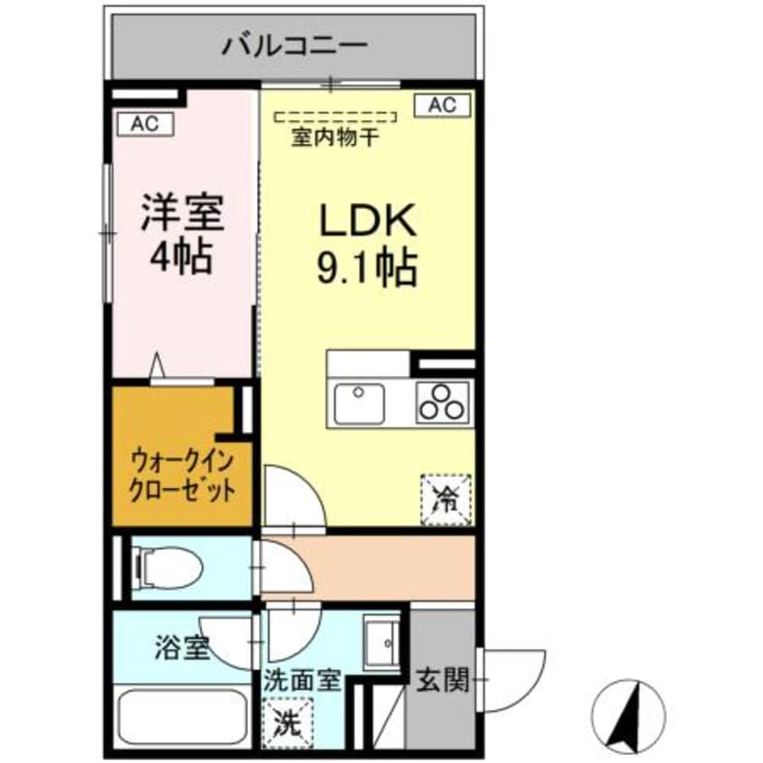 間取図 D-residence霞町3丁目