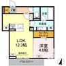 D-residence霞町3丁目 1LDKの間取り