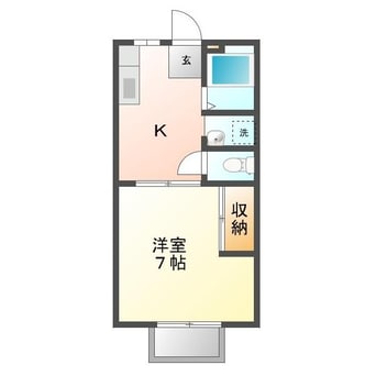 間取図 サンライズホワイトＡ・Ｂ