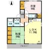 グリーン・ビュー幸 2LDKの間取り