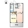 メゾンソレイユ 1LDKの間取り