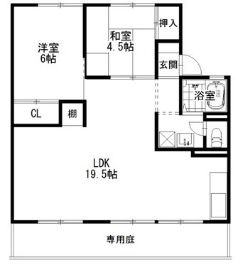 間取図 セジュール富士A棟