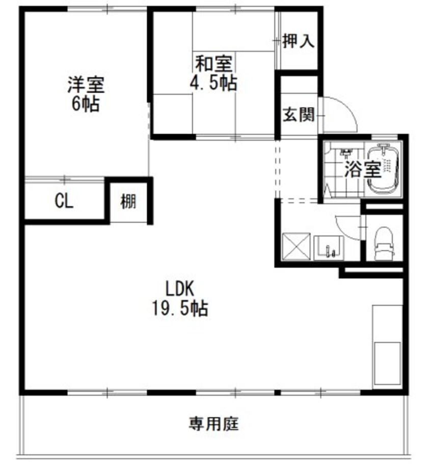 間取図 セジュール富士A棟