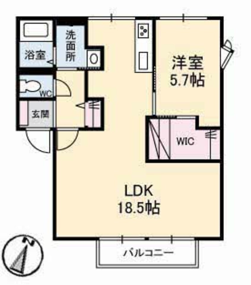 間取図 ハイマットメゾンB棟