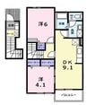 ライトホームズ 2DKの間取り