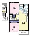 ライトホームズ 2DKの間取り