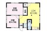 延明住宅 2LDKの間取り