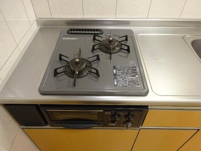 二口コンロ(グリル付) サンパティー