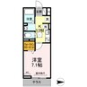 福塩線/道上駅 徒歩16分 1階 築4年 1Kの間取り