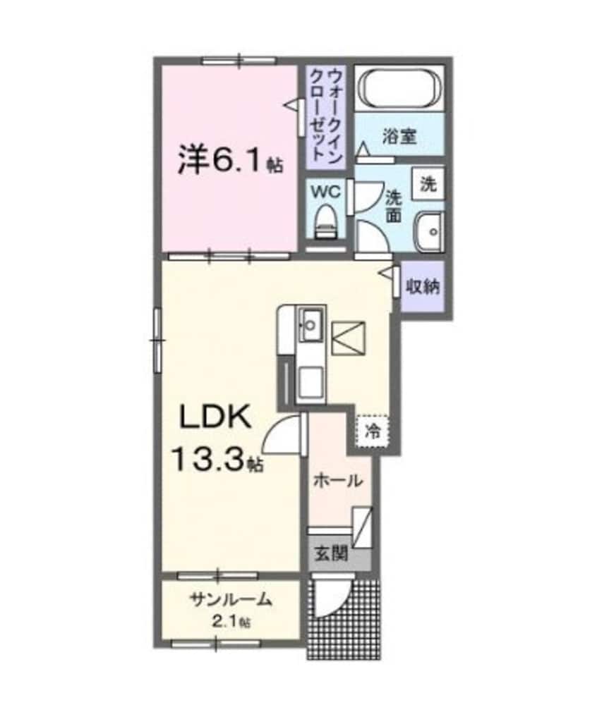 間取図 今津町アパート