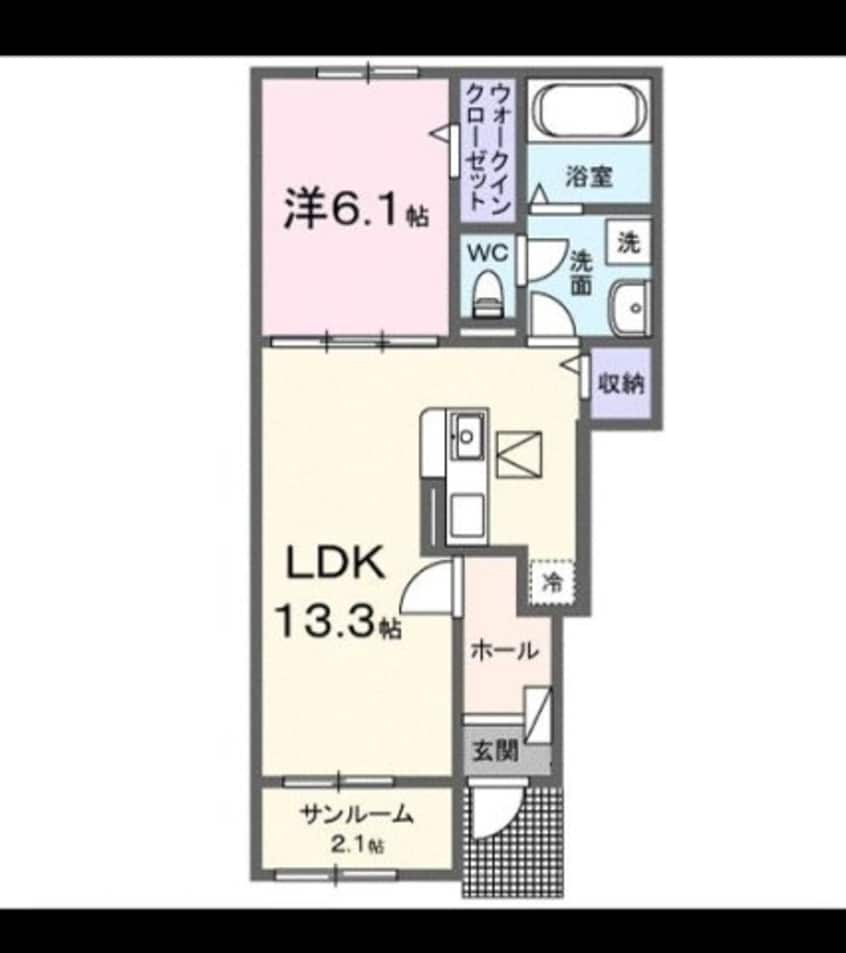 間取図 今津町アパート