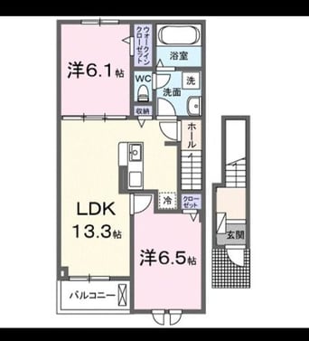 間取図 今津町アパート