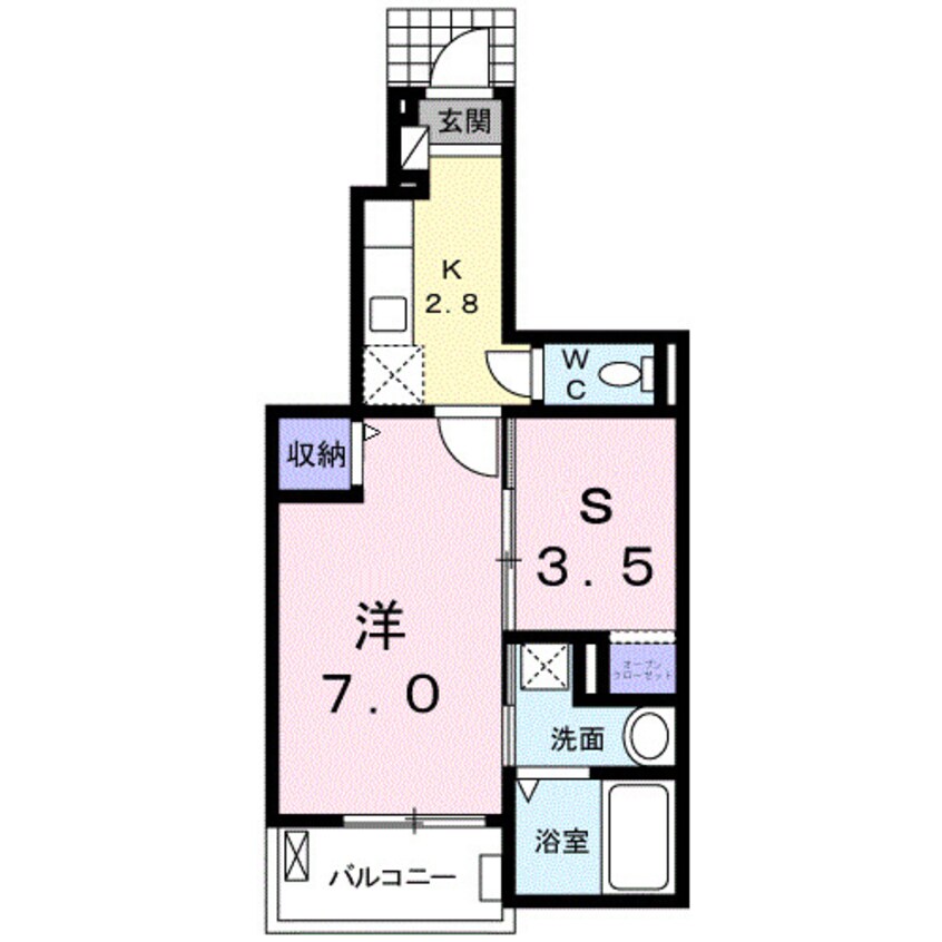 間取図 モンレーブＭ