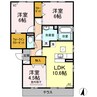 シュペリュール 3LDKの間取り