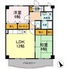 ブリリアントヒルズ 2LDKの間取り