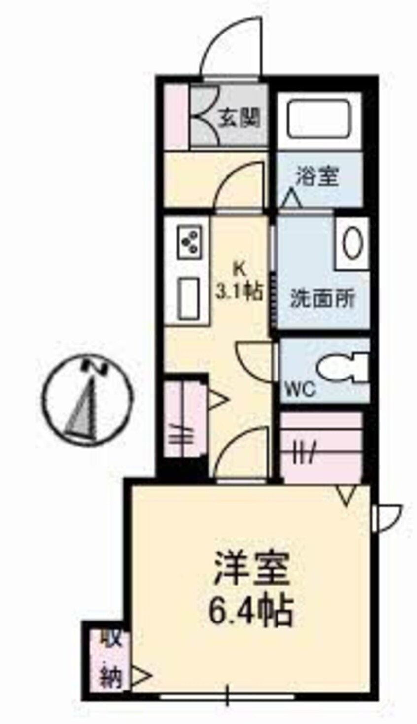 間取図 カーサ・ルナブルー