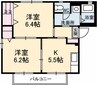 スカイメゾン八番館 2Kの間取り