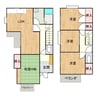 御幸町佐藤貸家（659-11） 4LDKの間取り