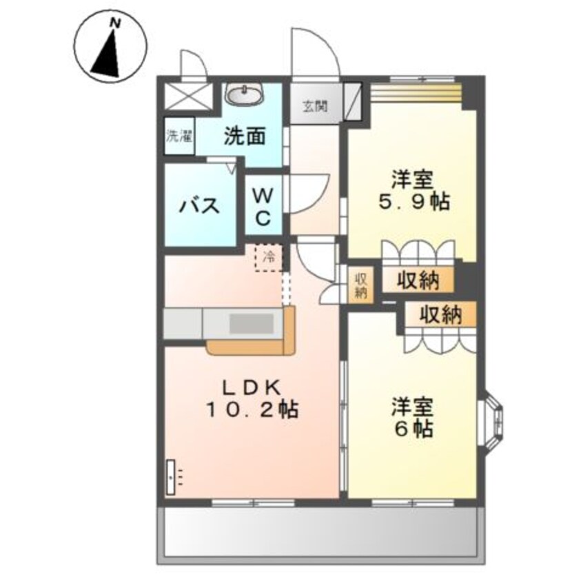 間取図 アサヒ２０１１