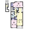 エトワールＣ 2LDKの間取り