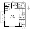 アルトデン 1Rの間取り