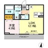 ルミエール 1LDKの間取り